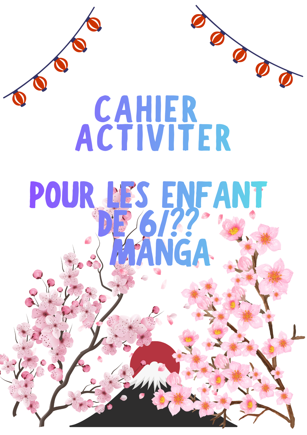 cahier activiter sur le japon