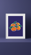 Art print orange mikan édition collector