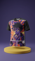 T-shirt manga imprimé ultra violet